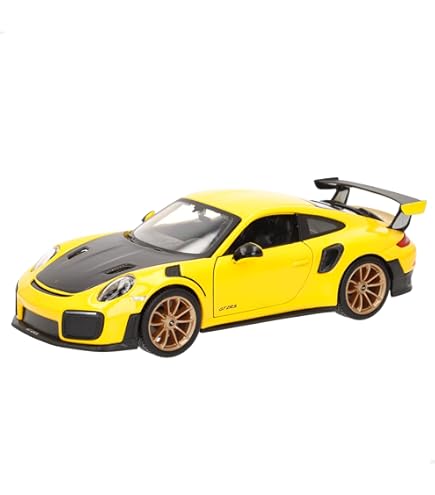 マイスト　Maisto Porsche 911 GT3 イエロー 1/18 Porsche 911 GT3 2022 Diecast Model Toy Car, Maisto, 1:18